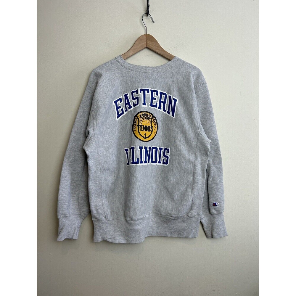 Vintage Champion Reverse Weave Eastern Illinois University Tennis Sweatshirt XL